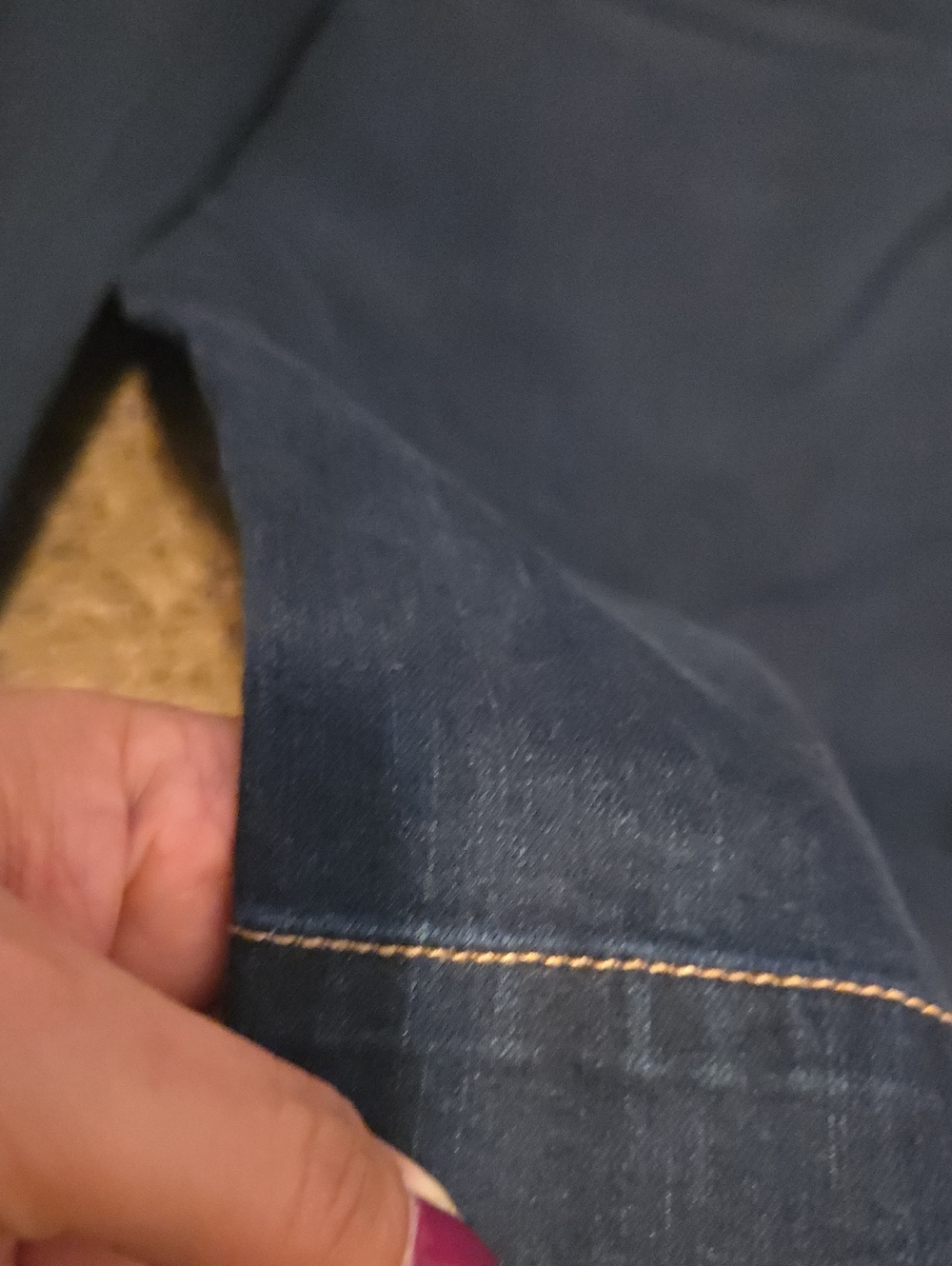 Terra & Sky Dark Blue Wide-Leg Jeans - Picture 6 of 9